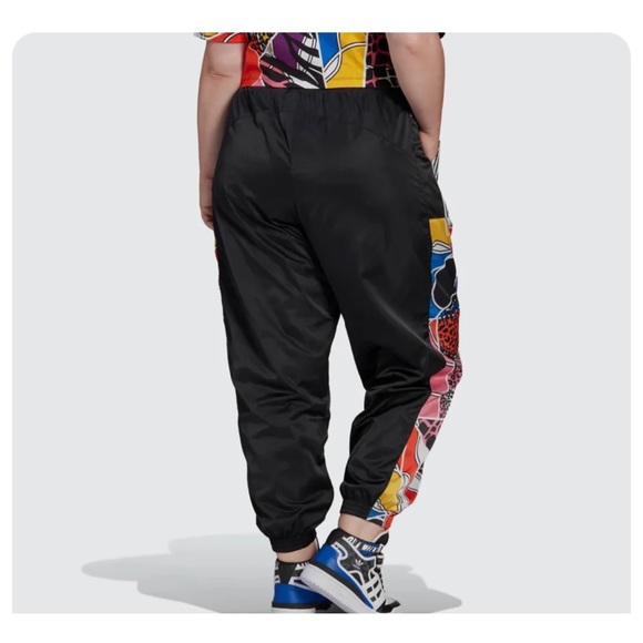 ADIDAS RICH MNISI PLUS SIZE TRACK PANTS - Picture 2 of 5